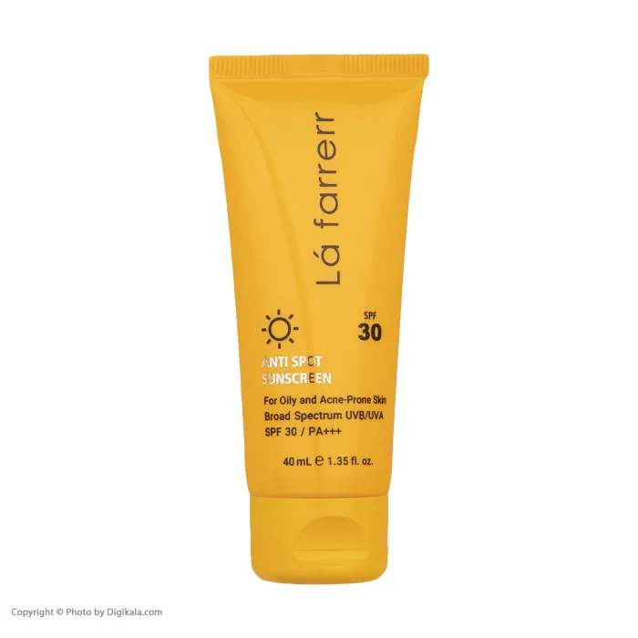 ضد آفتاب و ضد لک لافارر پوست چرب و آکنه دار SPF 30 بی رنگ