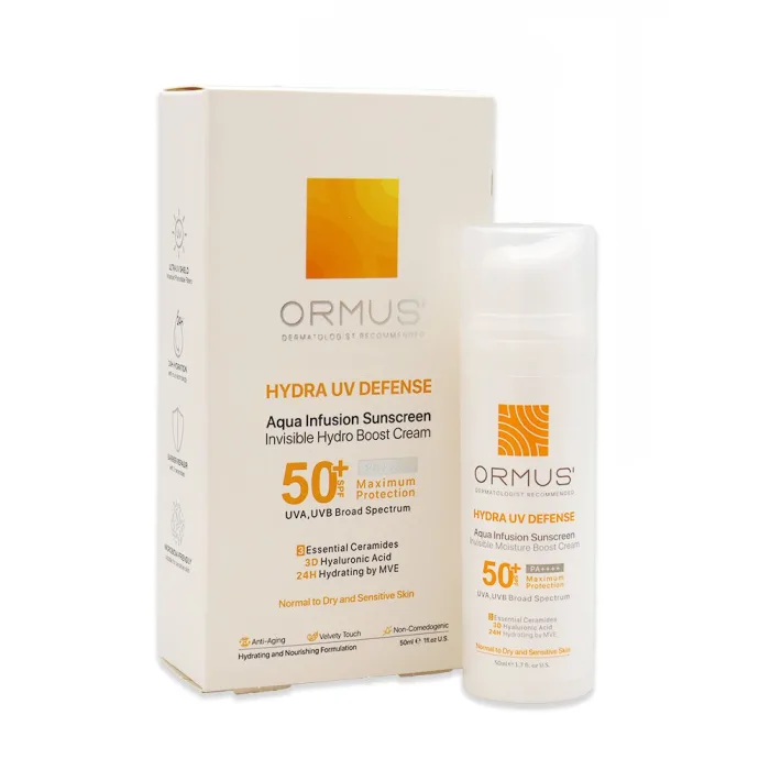 کرم ضدآفتاب و آبرسان SPF50 اورموس
