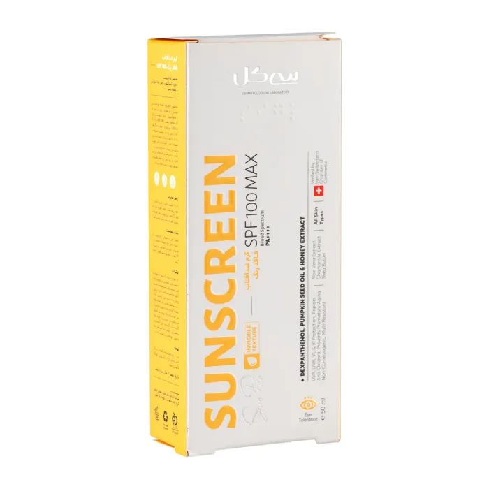 کرم ضد آفتاب فاقد رنگ سی گل با SPF 100 حجم 50 میل