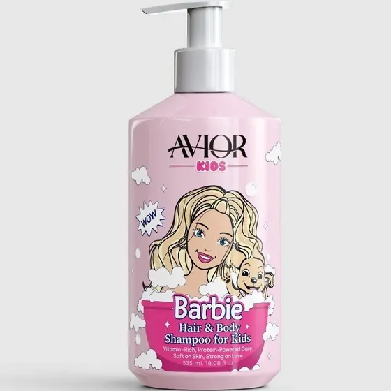 شامپو سر و بدن کودک اویور مدل Barbie حجم 535 میل