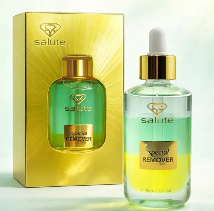 روغن سه فاز پاک کننده آرایش و ریمور سالوته مدل 3LAYER REMOVER OIL مناسب پوست چرب حجم 50 میل