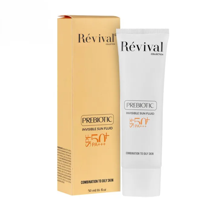 فلویید ضدآفتاب پروبیوتیک SPF50 پوست چرب رویوال