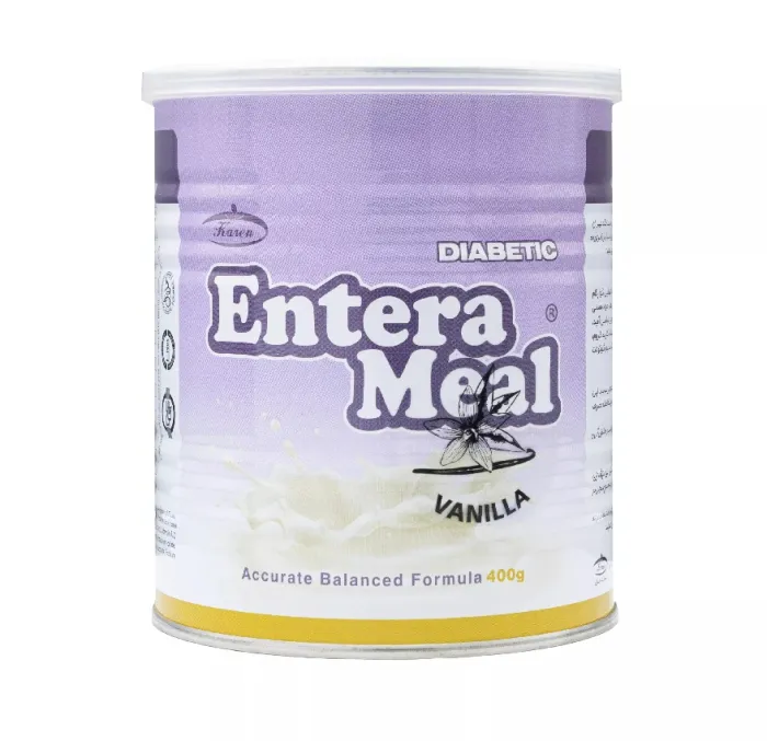 پودر پروتیین کارن مدل Entra Meal با طعم وانیل مناسب افراد دیابتی وزن 400 گرم