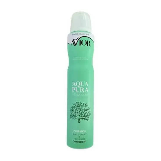 اسپری بدن اویور مدل MEGAMARE AQUA PURA حجم 200 میلی لیتر