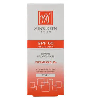 کرم ضد آفتاب مای برای پوست خشک و معمولی SPF60 بی رنگ