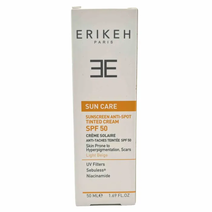اریکه کرم ضد آفتاب پوست خشک و نرمال SPF50 (بژ روشن)