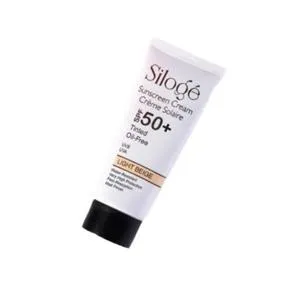 کرم ضد آفتاب سیلوژه رنگ لایت بژ spf50 فاقد چربی 40میل