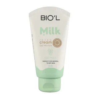 کرم مرطوب کننده دست و صورت بیول مدل Oat Milk حاوی پروتیین شیر و جو دوسر حجم 70 میلی لیتر