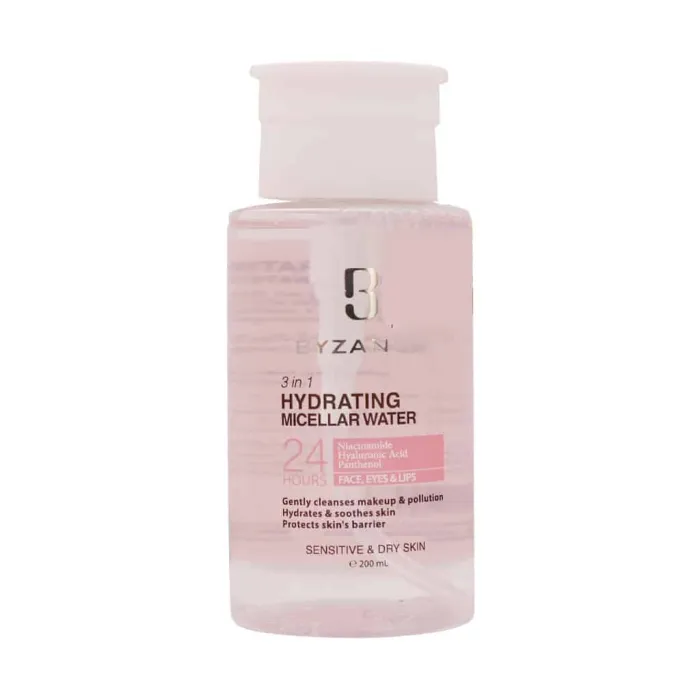 محلول پاک کننده و آبرسان بیزانس برای پوست خشک و حساس 200ml