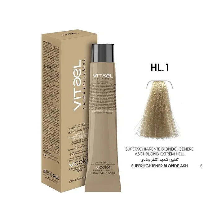 ویتایل رنگ مو 100 میل 1-11