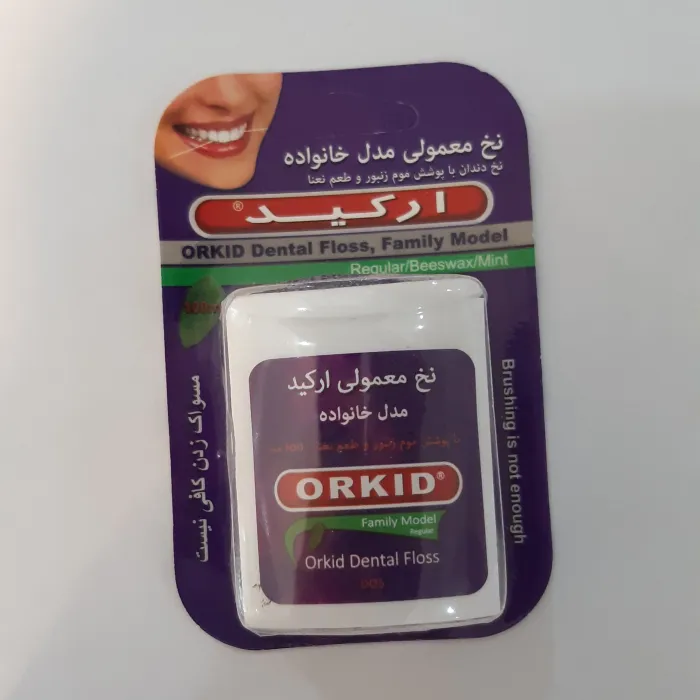 نخ دندان 100 متری معمولی مدل خانواده ارکید