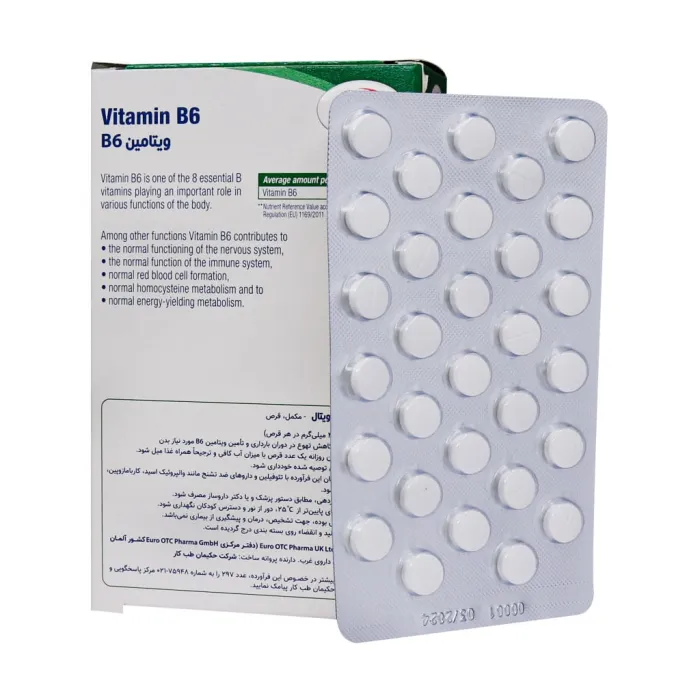 eurho vital vitamin b6 table