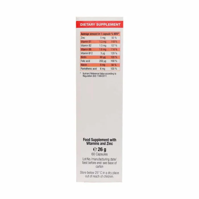 eurho vital zink plus 5mg 60 cap 1