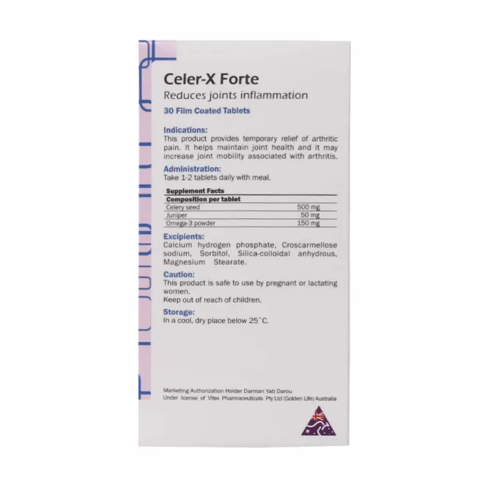 golden life celer x forte film coated tablets