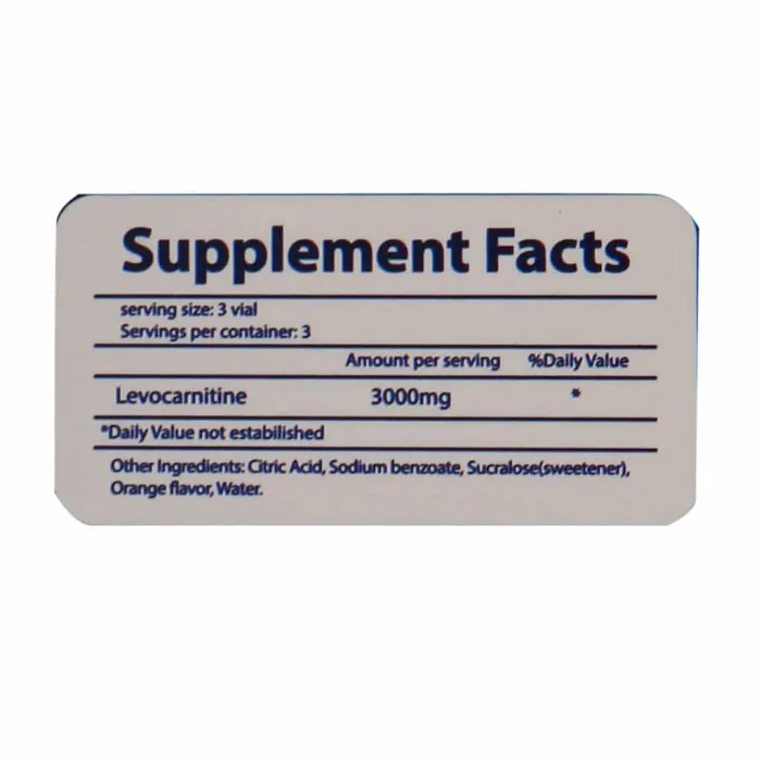 norm life l carnitine 1000 mg 10