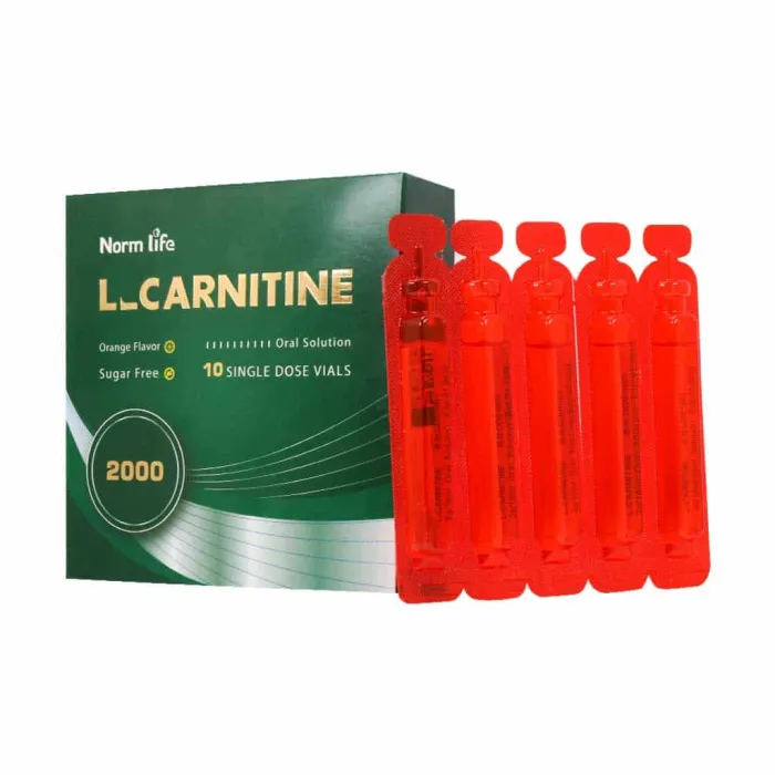 norm life l carnitine 2000 10 single dose vial