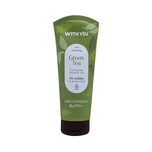 نرم کننده مو با آبکشی ویت یو مدل Green Tea حاوی چای سبز و هیالورونیک اسید مناسب انواع مو 200 میل