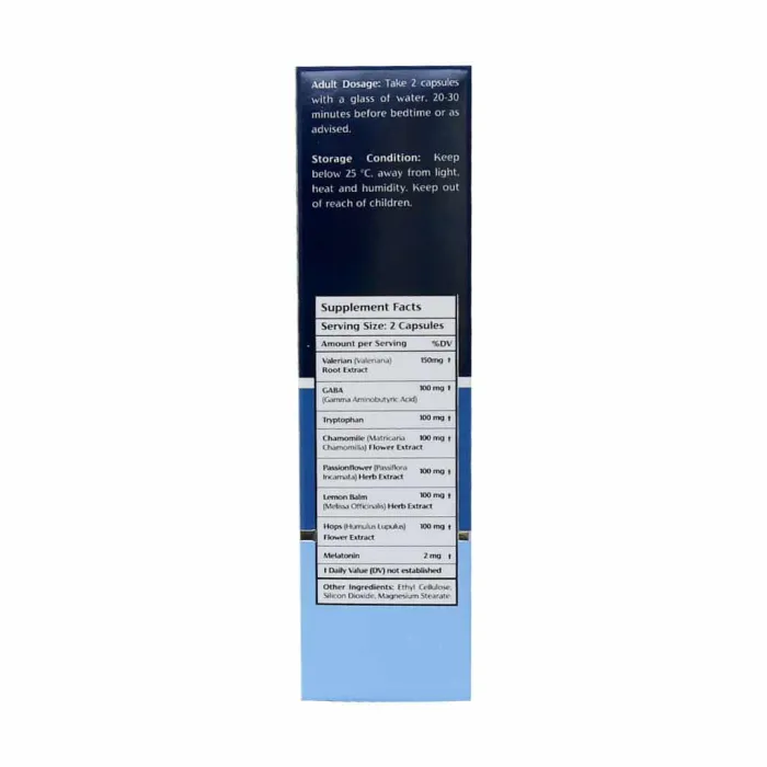 nutrax valetunin sleep aid capsules
