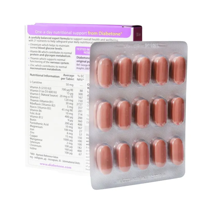 vitabiotics diabetone 30tabs