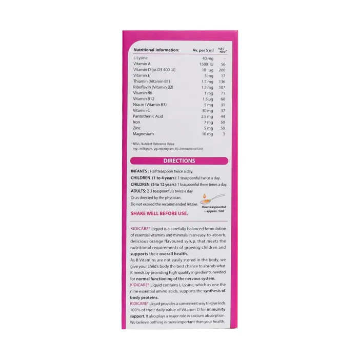 vitabiotics kidicare syrup