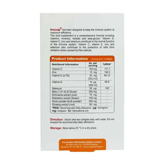 vivatune imucap 30 softgels